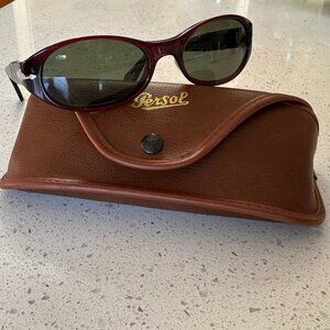 Vintage Persol Deep Burgundy Sunglasses 2608-S